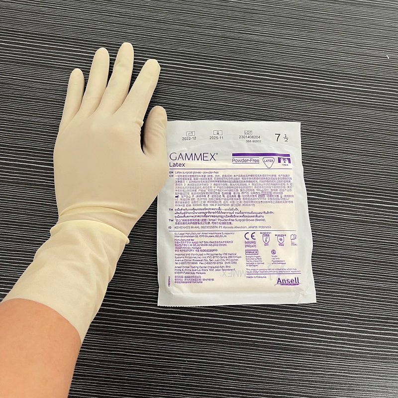 Medical Gloves - アンセル ガメックス ラテックス手袋（1組）12インチ 優れた指先の触覚性能 高い耐穿刺性と耐引き裂き性 約30cm