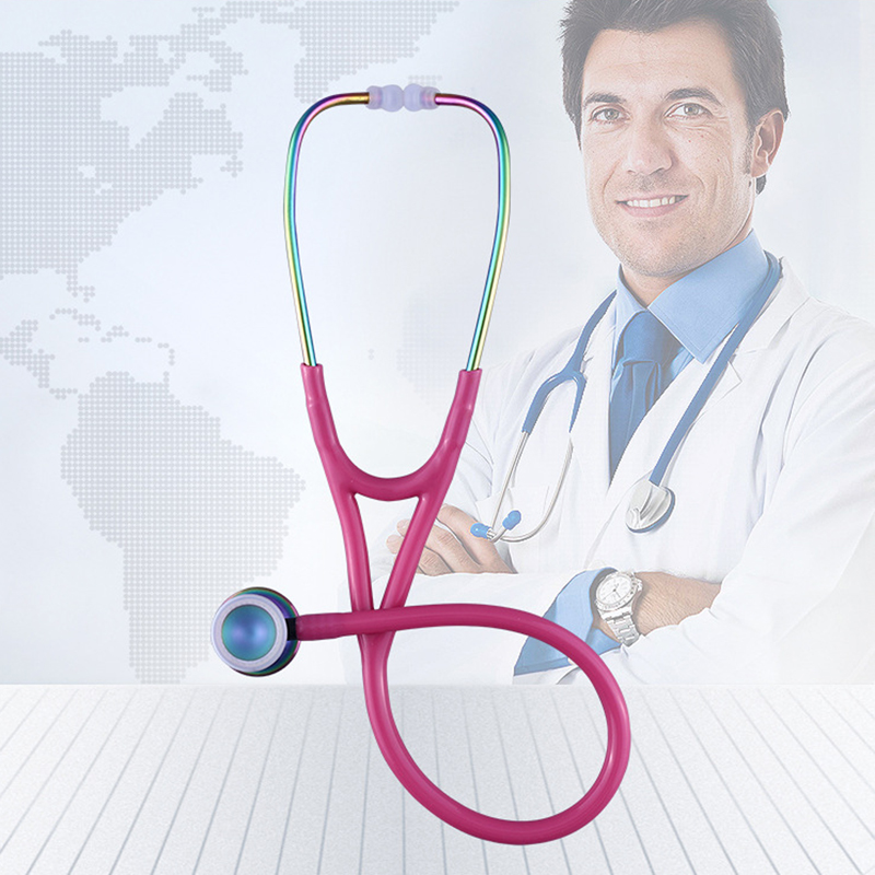 クラシックなレインボー柄の、携帯用でプロフェッショナルな、か - Stethoscope のレビューと価格