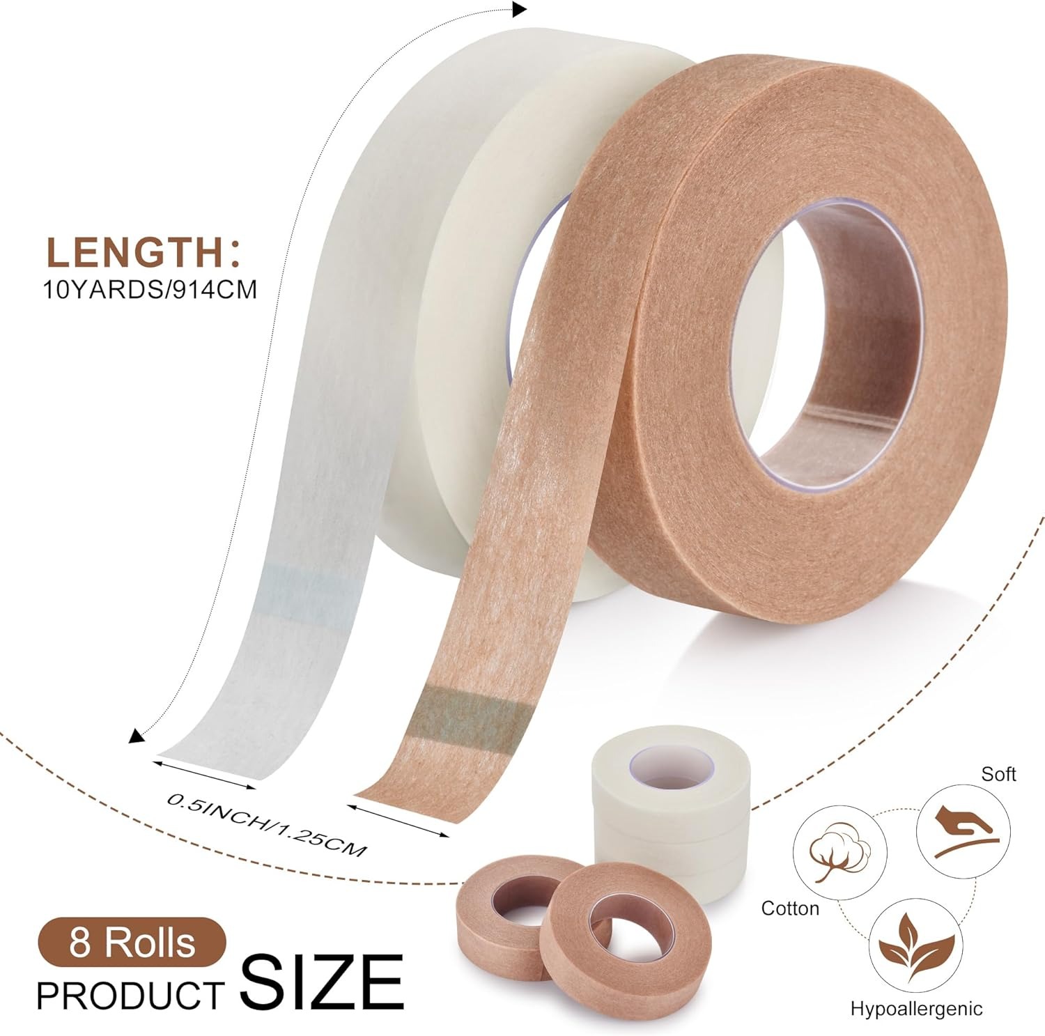 鼻形成術用鼻テープ2ロール、鼻整形用包帯、マイクロポア薄型鼻 - Medical Tape のレビューと価格