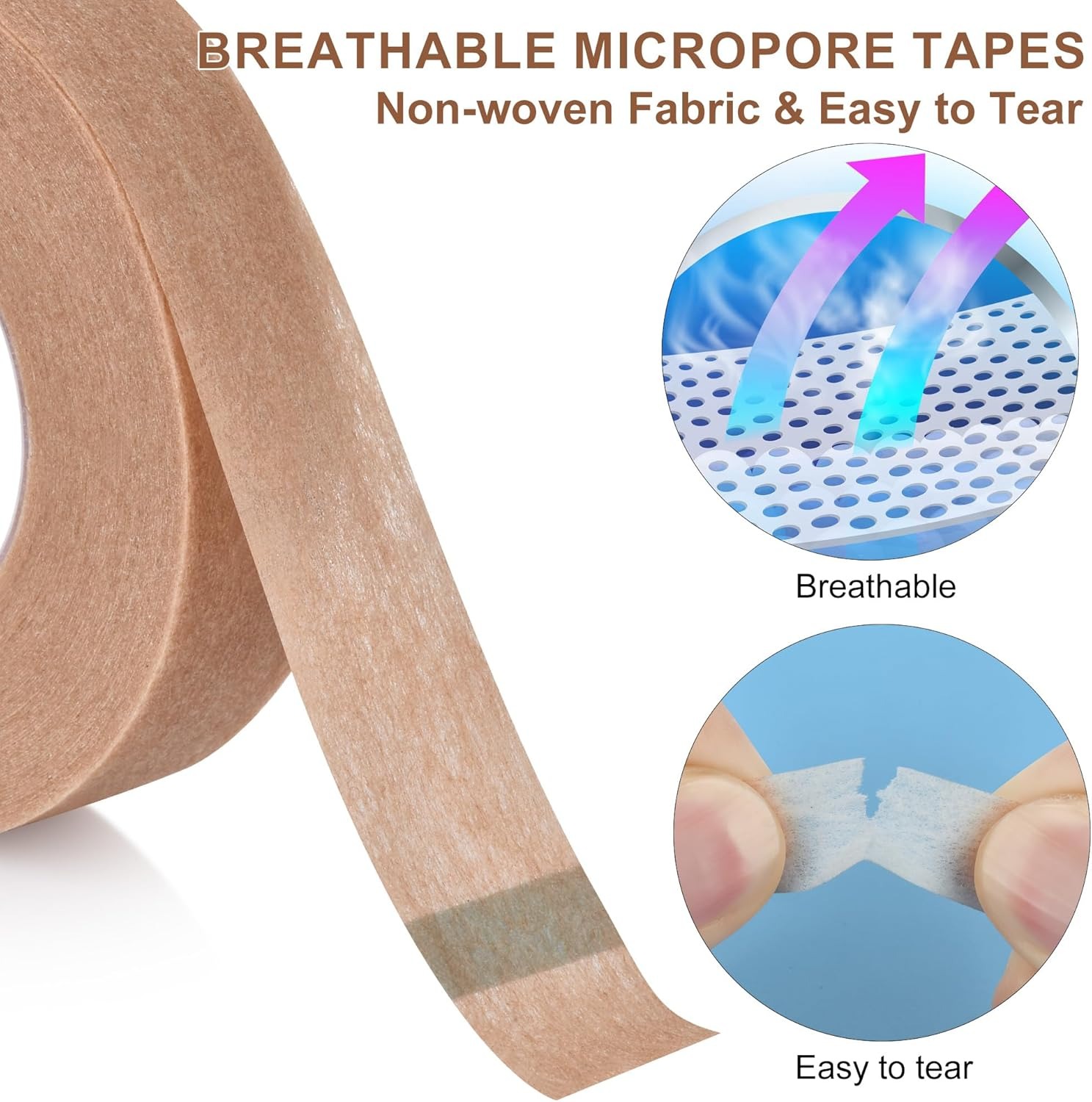 鼻形成術用鼻テープ2ロール、鼻整形用包帯、マイクロポア薄型鼻 - Medical Tape のレビューと価格